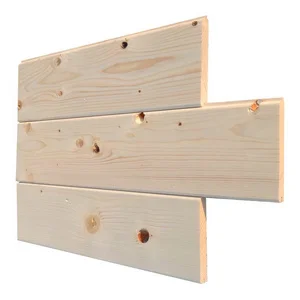 Панель из дерева хвоя штиль Архангельск сорт С 6 шт/уп 13,5х136 мм