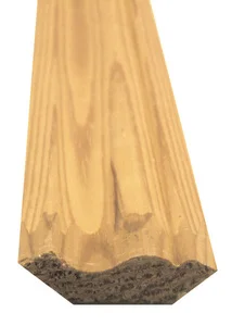 Плинтус сосна 60мм А 2,5м фигурный клееный 