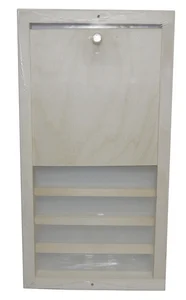 Вентиляционная решётка большая с задвижкой РВ-Б 215х280 мм