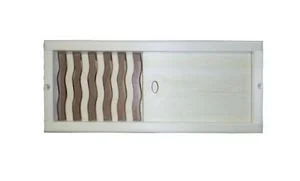 Вентиляционная решётка малая с задвижкой РВ3-ПЛ 280х120 мм