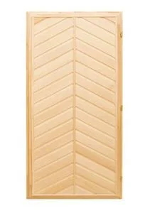 Дверь липа глухая 1900 х 700 с коробкой сорт А/ Ёлочка