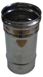 Дымоход d 115 нержавеющая сталь 0,8 мм L=0,5 м