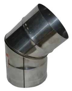 Колено угол 45° 135° нержавеющая сталь 0,8 мм d 115