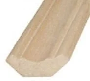 Плинтус липа сорт А фигурный цельный 45 мм