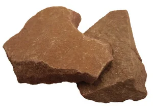 Камни для сауны малиновый кварцит 20 кг колотый