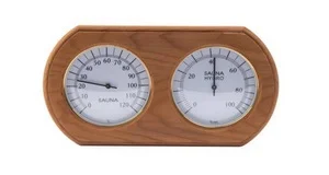 Термогигрометр ОЧКИ овал 2 в 1 ТН-20Т термодревесина