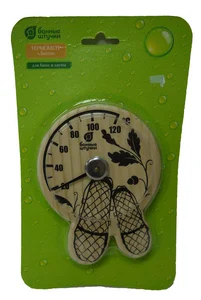 Термометр для бани "ЛАПТИ" Банные Штучки