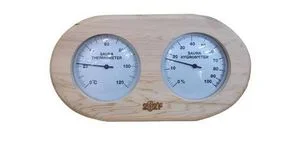 Термогигрометр ОЧКИ овал 2 в 1 ТН-20R Канадский кедр