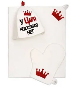 Набор для сауны 3 предмета "У Царя недостатков нет"