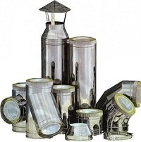 Дымоход сэндвич для бани